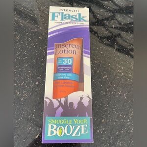 Sunscreen Lotion Disguised Booze Carrier